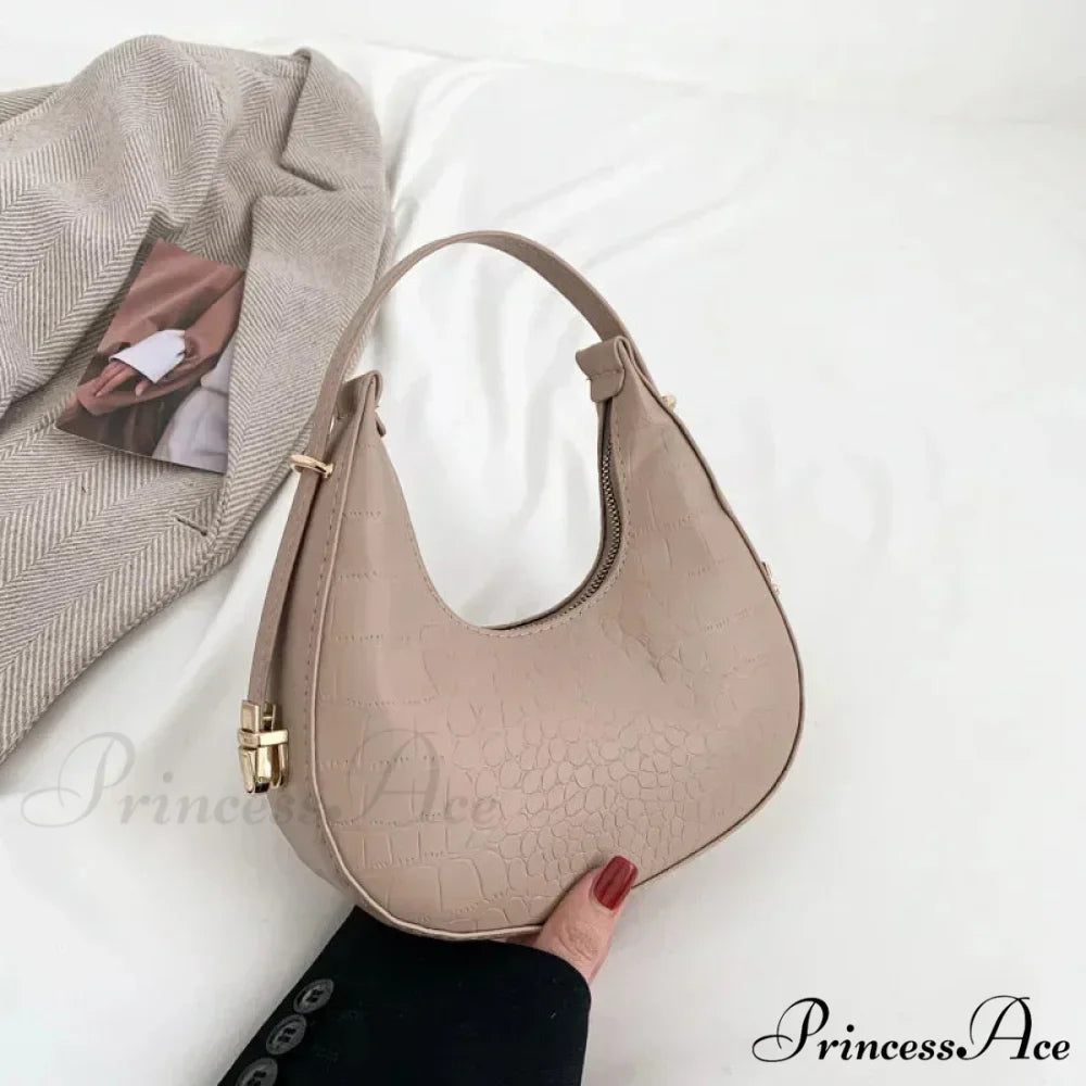 High-end PU Leather Petite Shoulder Clutch Bag