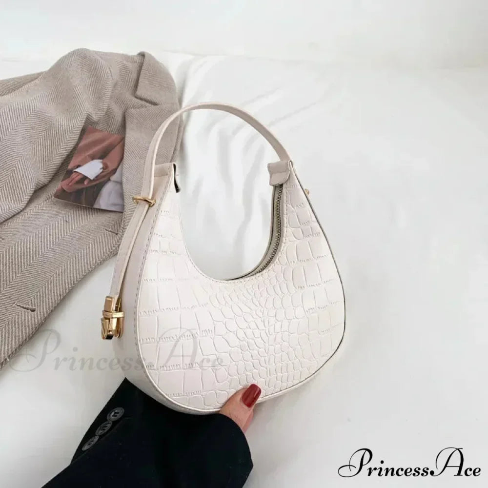 High-end PU Leather Petite Shoulder Clutch Bag