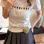 High-end Small Diamond Heart Shape Crystal Clutch Purse