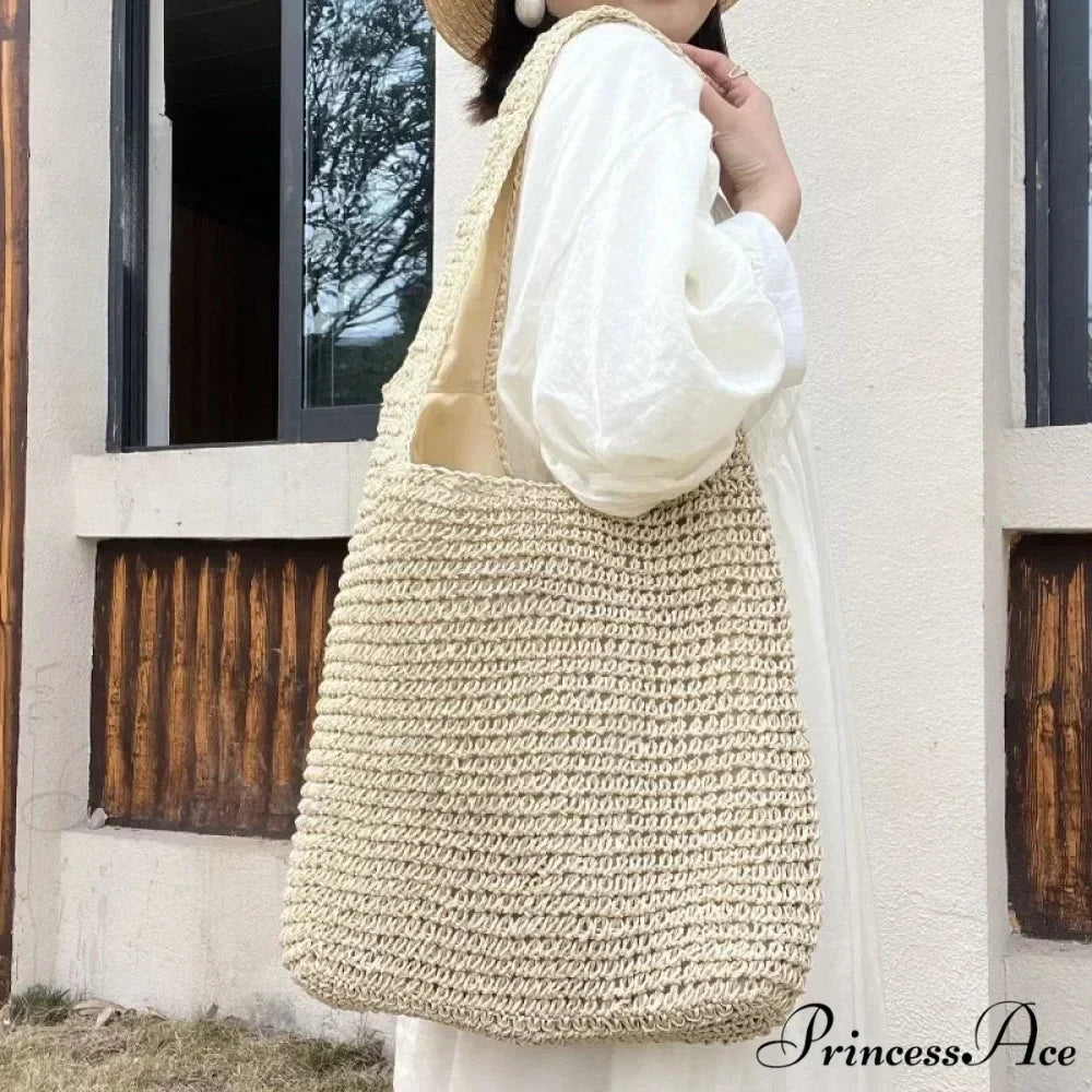 High-end Solid PU Leather Shoulder Bag