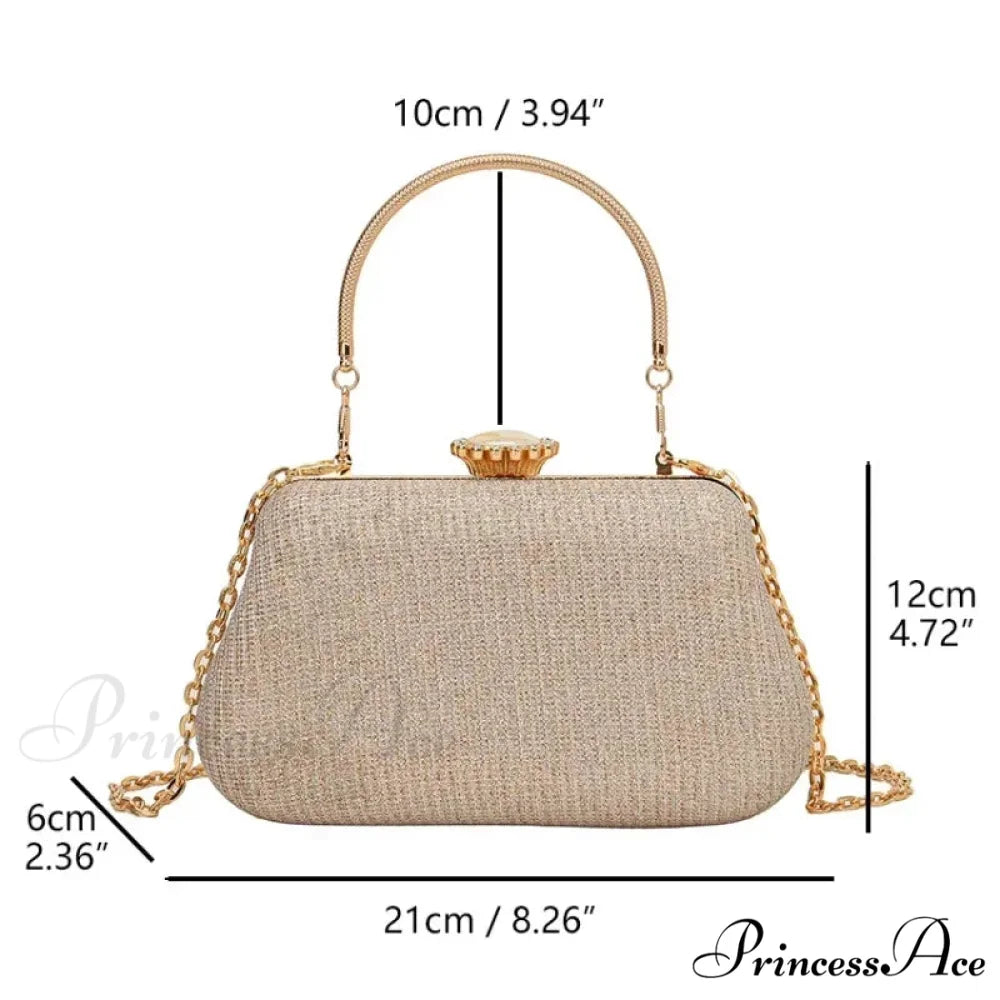 High-end Stylish Evening Sparkle Wedding Clutch Purse