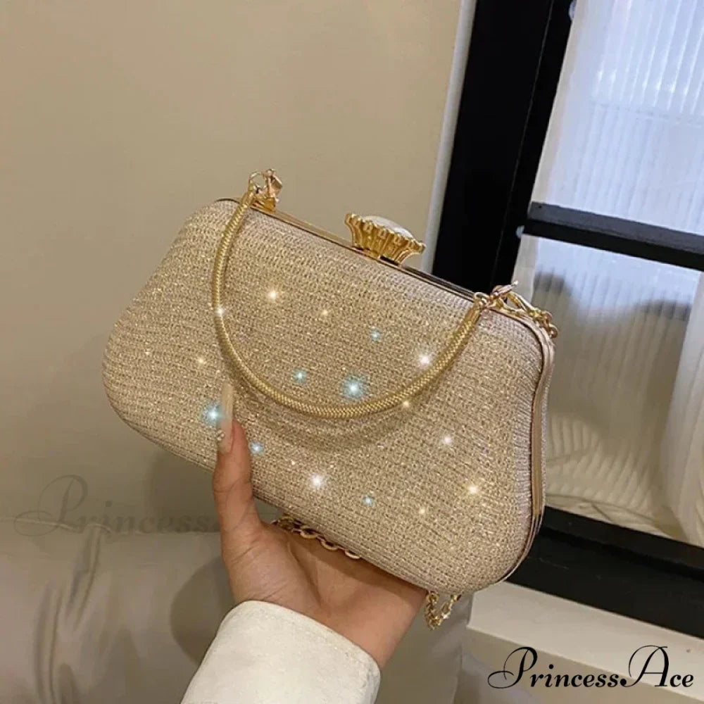 High-end Stylish Evening Sparkle Wedding Clutch Purse
