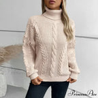 High-neck Urban Knitted Jumper