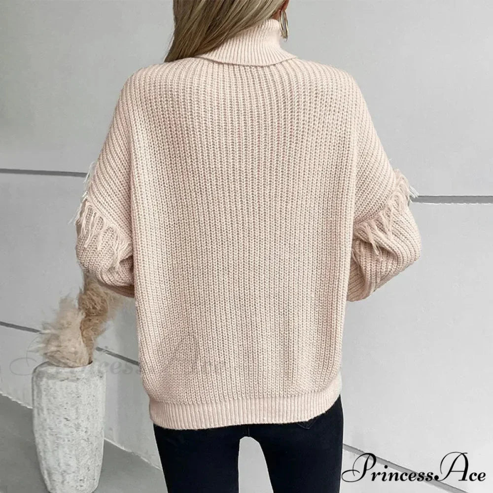 High-neck Urban Knitted Jumper