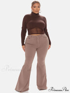 High-Slit Long Graceful Pleated Maxi Skirt