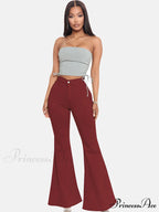 High-Slit Long Graceful Pleated Maxi Skirt
