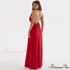 High Split Sleeveless Evening Modern Maxi Dress - Black