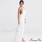 High Split Sleeveless Evening Modern Maxi Dress - Red