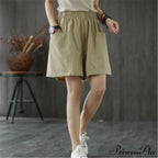 High Waist Cotton Loose Casual Thin Shorts