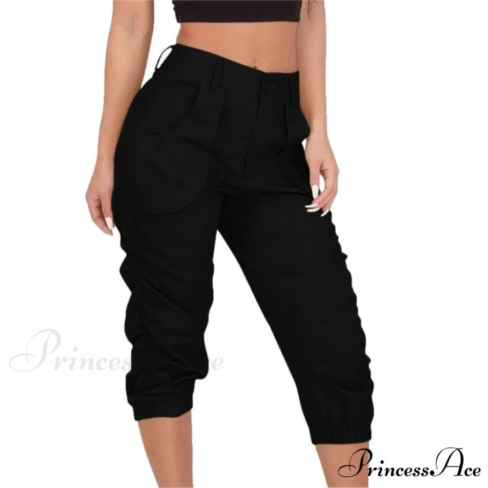 High Waist Cropped Pants