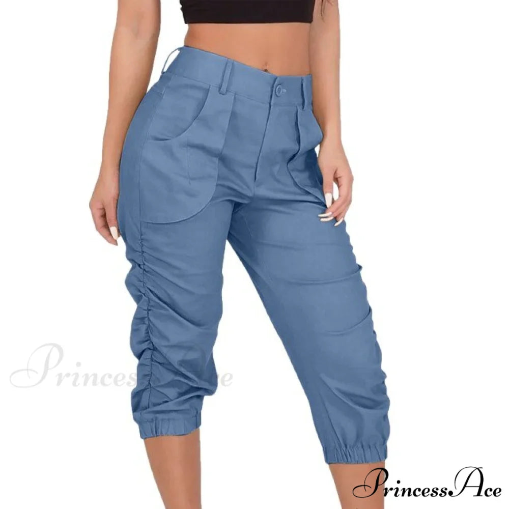 High Waist Cropped Pants