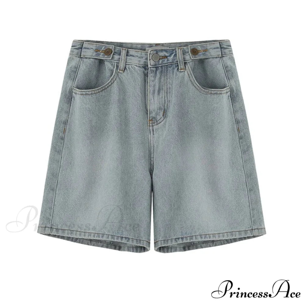 High Waist Denim Shorts