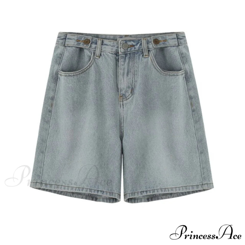 High Waist Denim Shorts