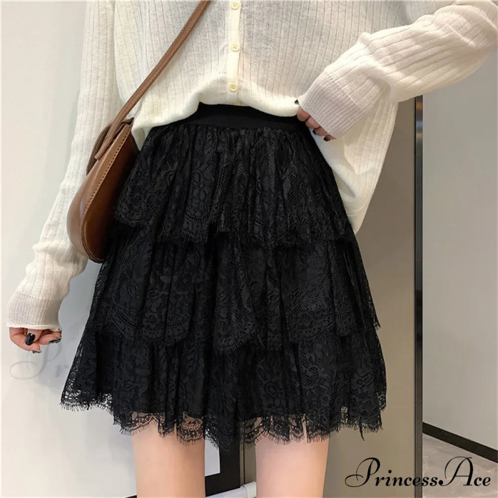 High Waist Elegant A Line Mini Skirts