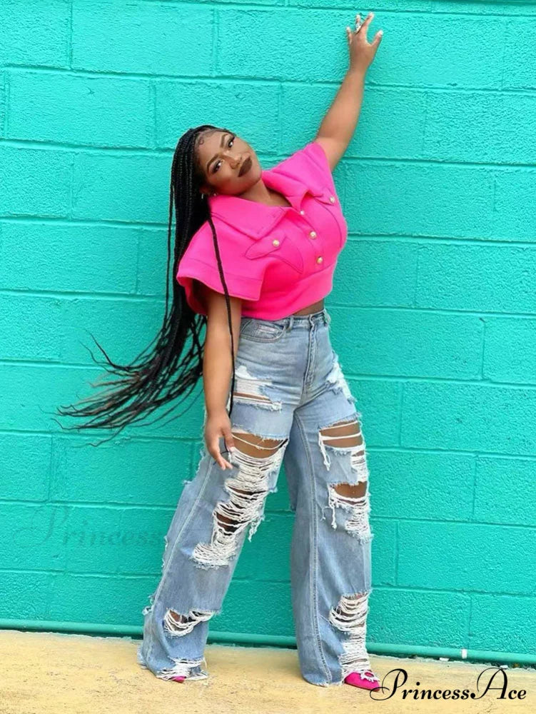 High Waist Graceful PU Pants