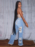 High Waist Graceful PU Pants