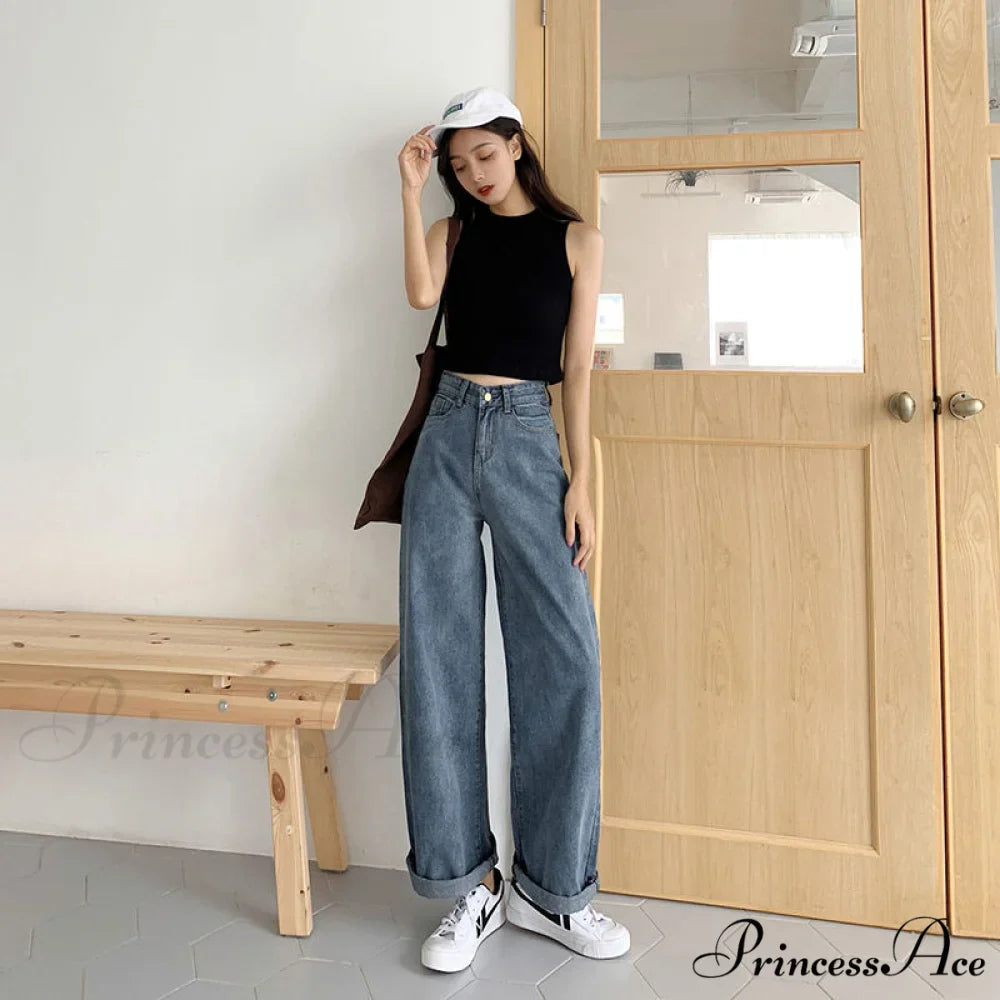 High Waist Loose Comfortable Jeans