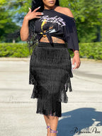 High Waisted Graceful Clashing Star Jeans