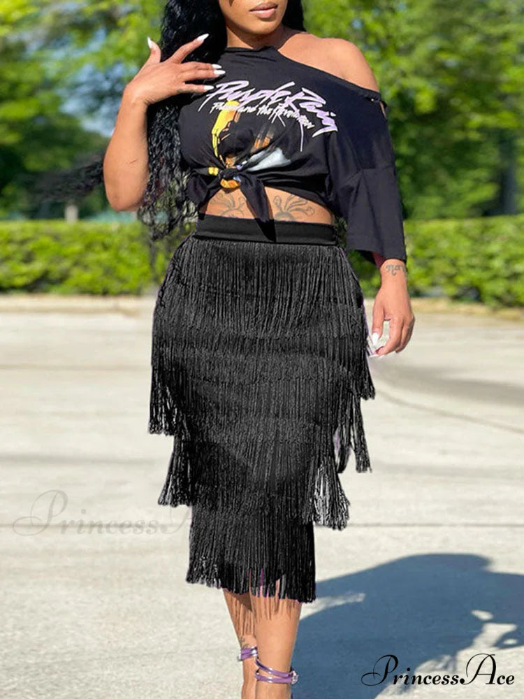 High Waisted Graceful Clashing Star Jeans