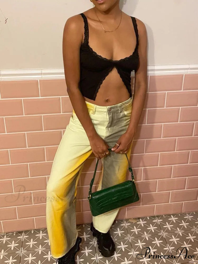 High Waisted Graceful Fringe Skirt