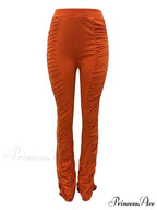 High Waisted Graceful Solid Flare Jeans