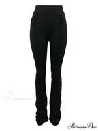 High Waisted Graceful Solid Flare Jeans