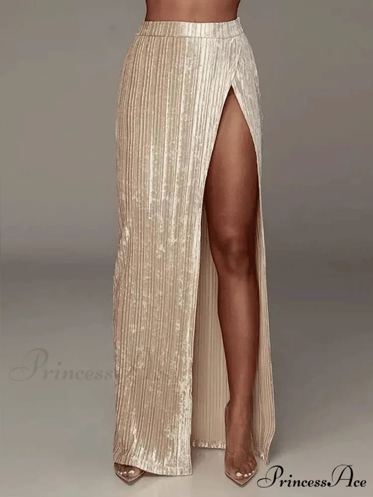 High Waisted Graceful Wide Leg Pants