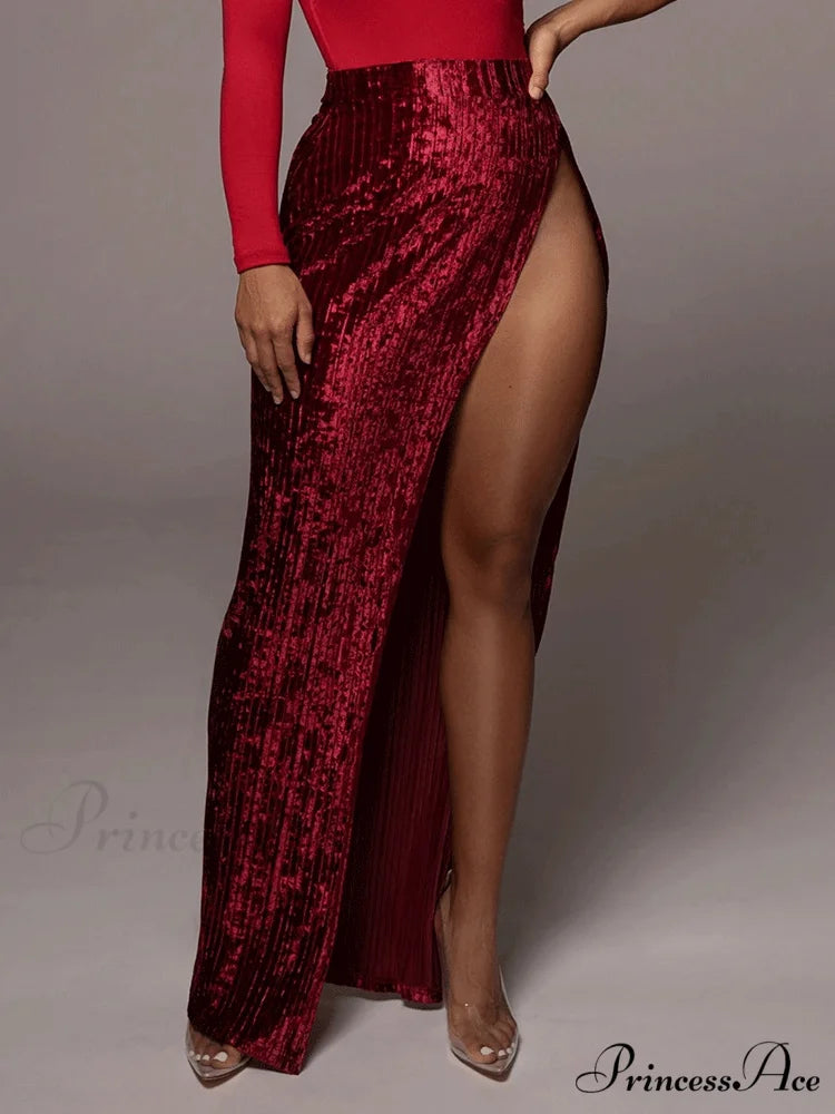 High Waisted Graceful Wide Leg Pants