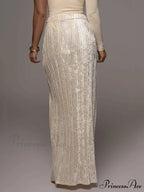 High Waisted Graceful Wide Leg Pants