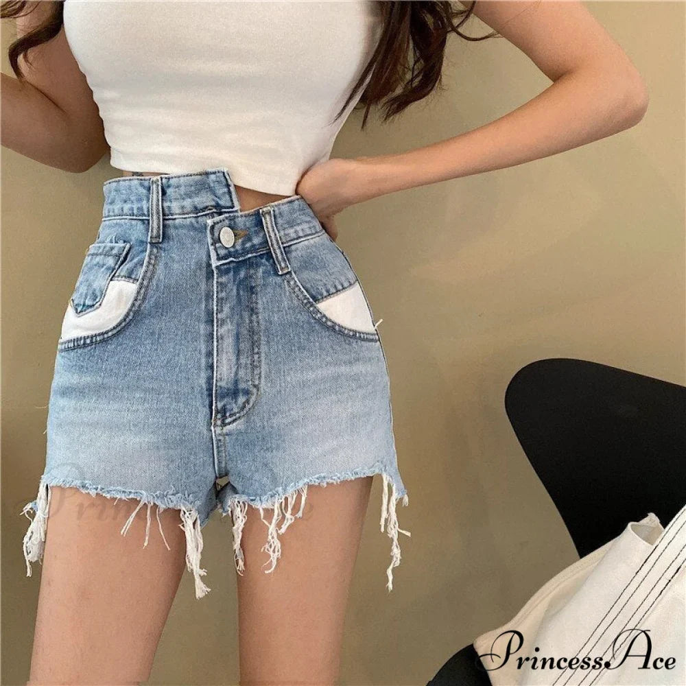 High Wiast Streetwear Sexy Shorts