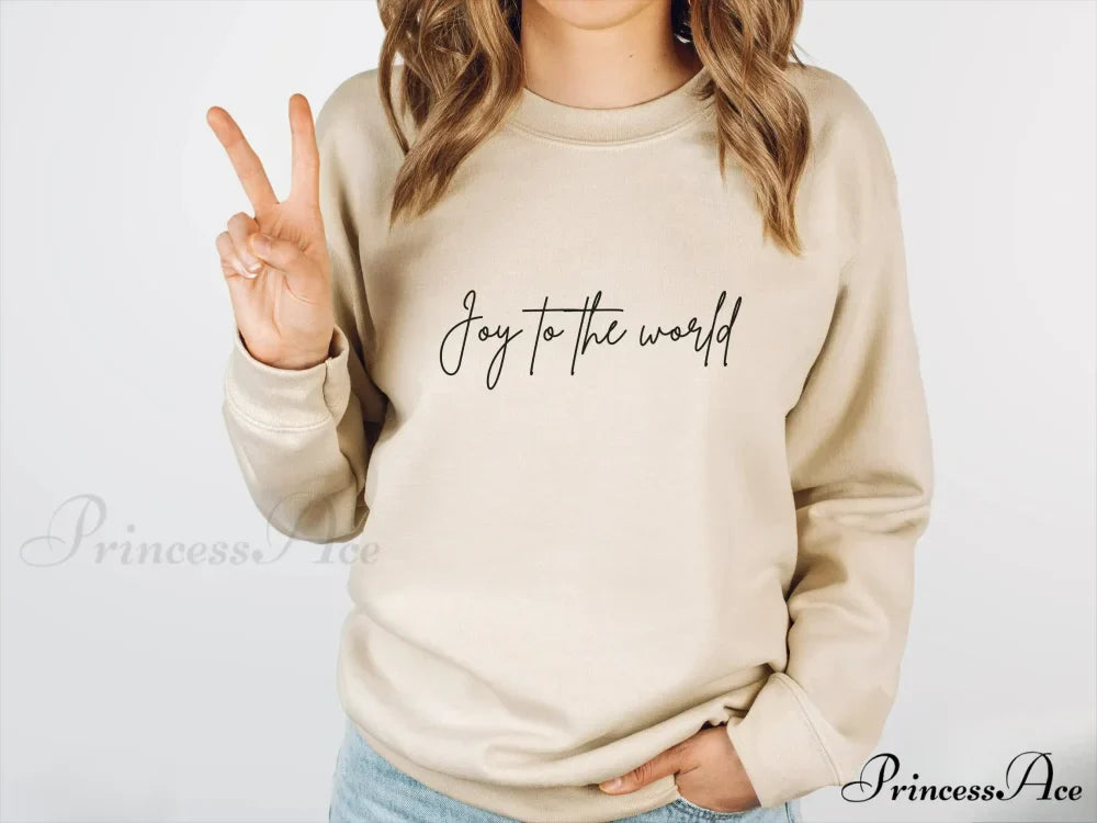 Hipster Joy to World Christmas Hoodie