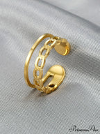 Hollow Out Cuff Ring