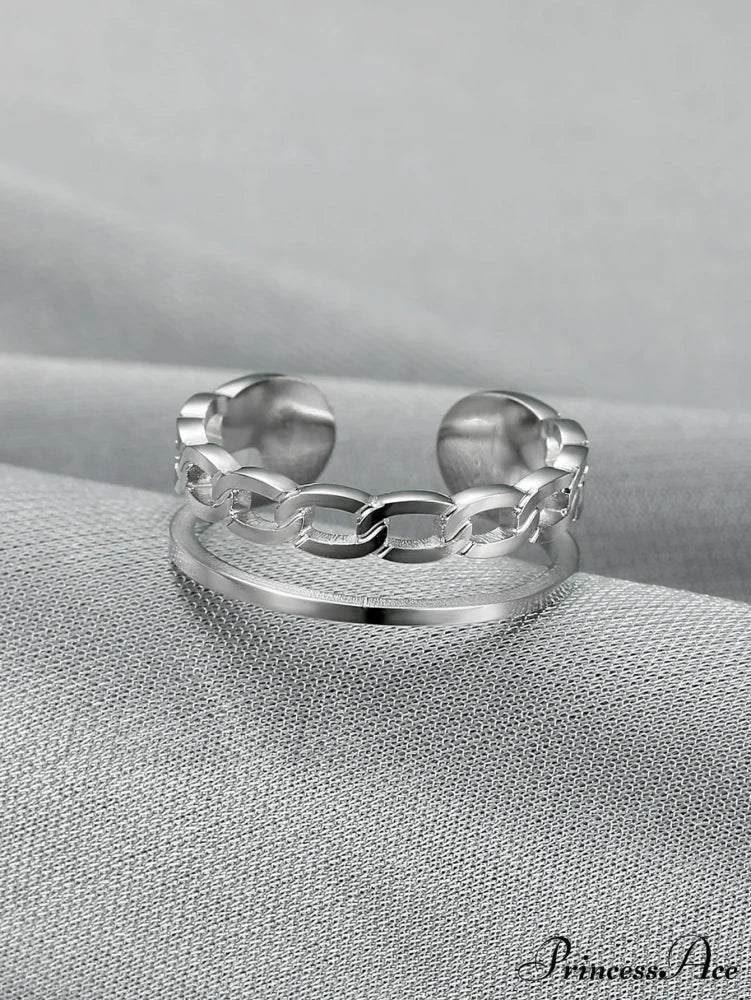 Hollow Out Cuff Ring