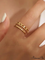 Hollow Out Cuff Ring