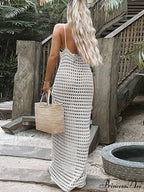 Hollow Out Graceful Bodycon Maxi Dress