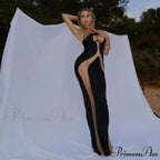 Hollow Out Maxi Party Dress
