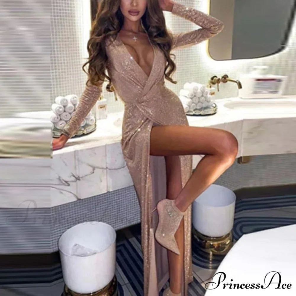 Hollow Out Slim Boho Long Dresses