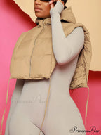 Hooded Crop Graceful Knit Cardigan