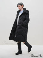 Hooded Long Thick Winter Khaki Temperament Detachable Cozy Stylish Coat