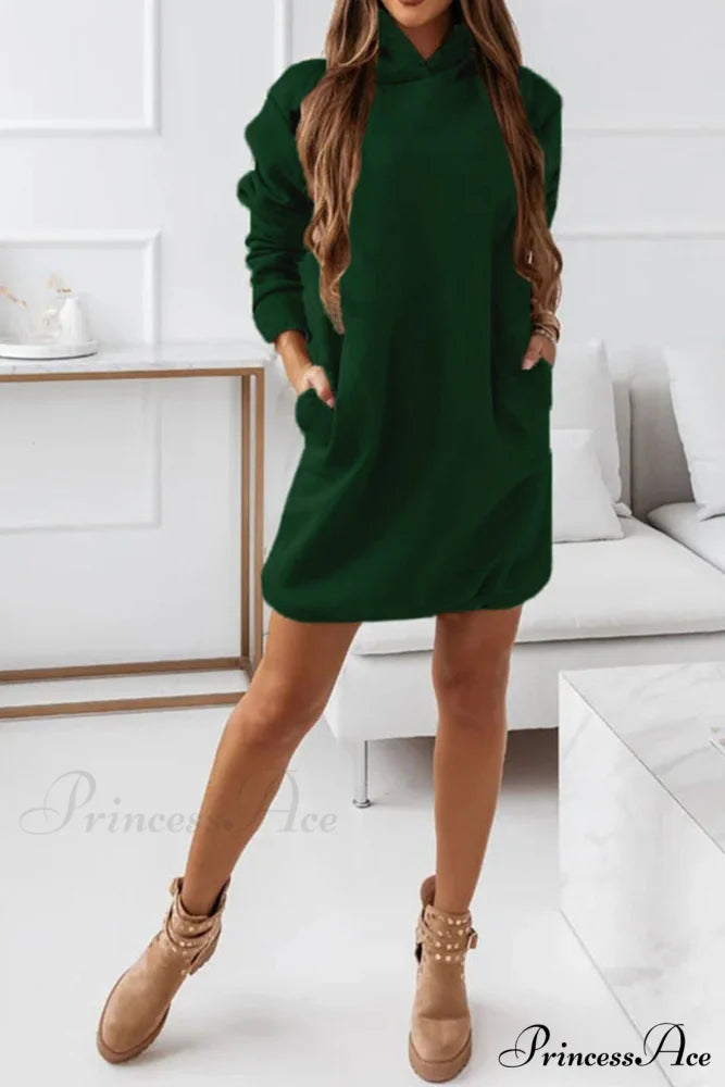 Hooded Mini Dress