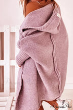 Hoodie Front Open Cardigan