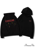 Humorous Graffiti Graphic Y2K Hoodie