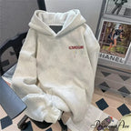 Humorous Graffiti Graphic Y2K Hoodie