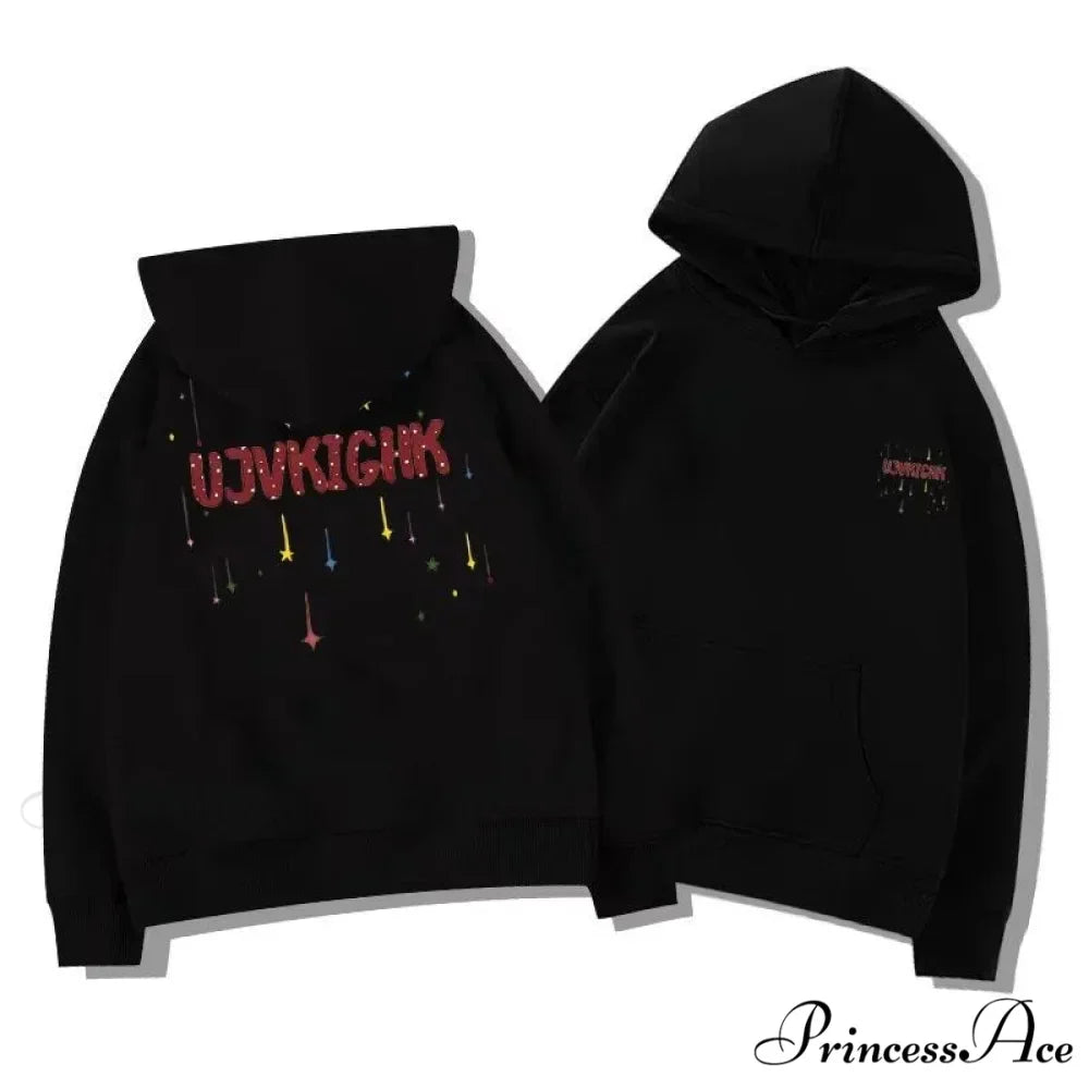 Humorous Graffiti Graphic Y2K Hoodie