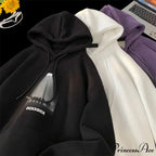 Humorous Graphic Fuzzy Y2K Hoodie