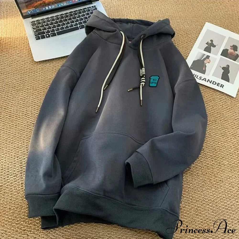 "I Require Coffee" Graphic Fleece Hoodie