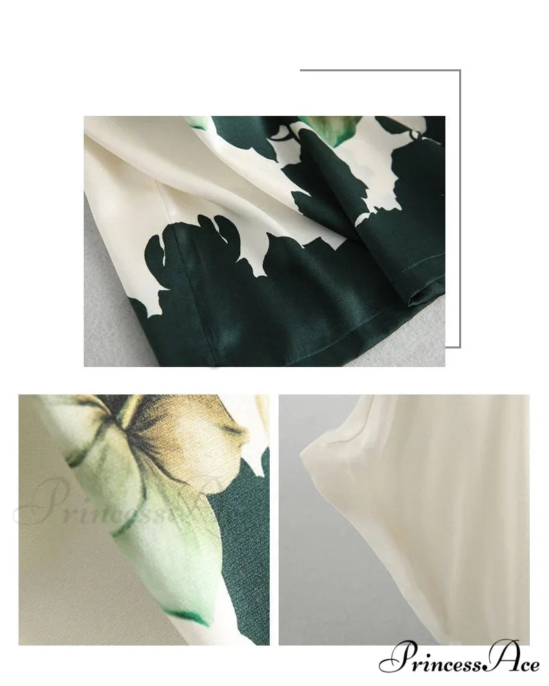 Ice T-Shirt Short-Sleeved with Silk Print