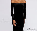 Ida Velvet Stylish Formal Gown