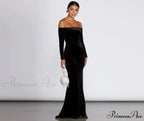 Ida Velvet Stylish Formal Gown