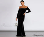 Ida Velvet Stylish Formal Gown